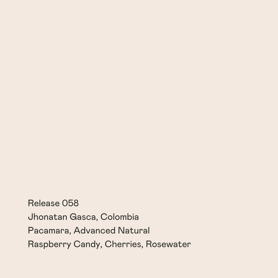 Release 058 - Jhonatan Gasca, Pacamara Advanced Natural