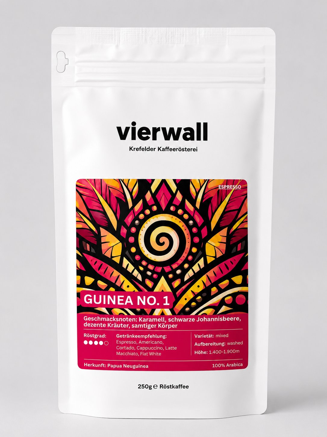 Guinea No. 1 - LIMITED EDITION - Kaffee aus Papua-Neuguinea | vierwall