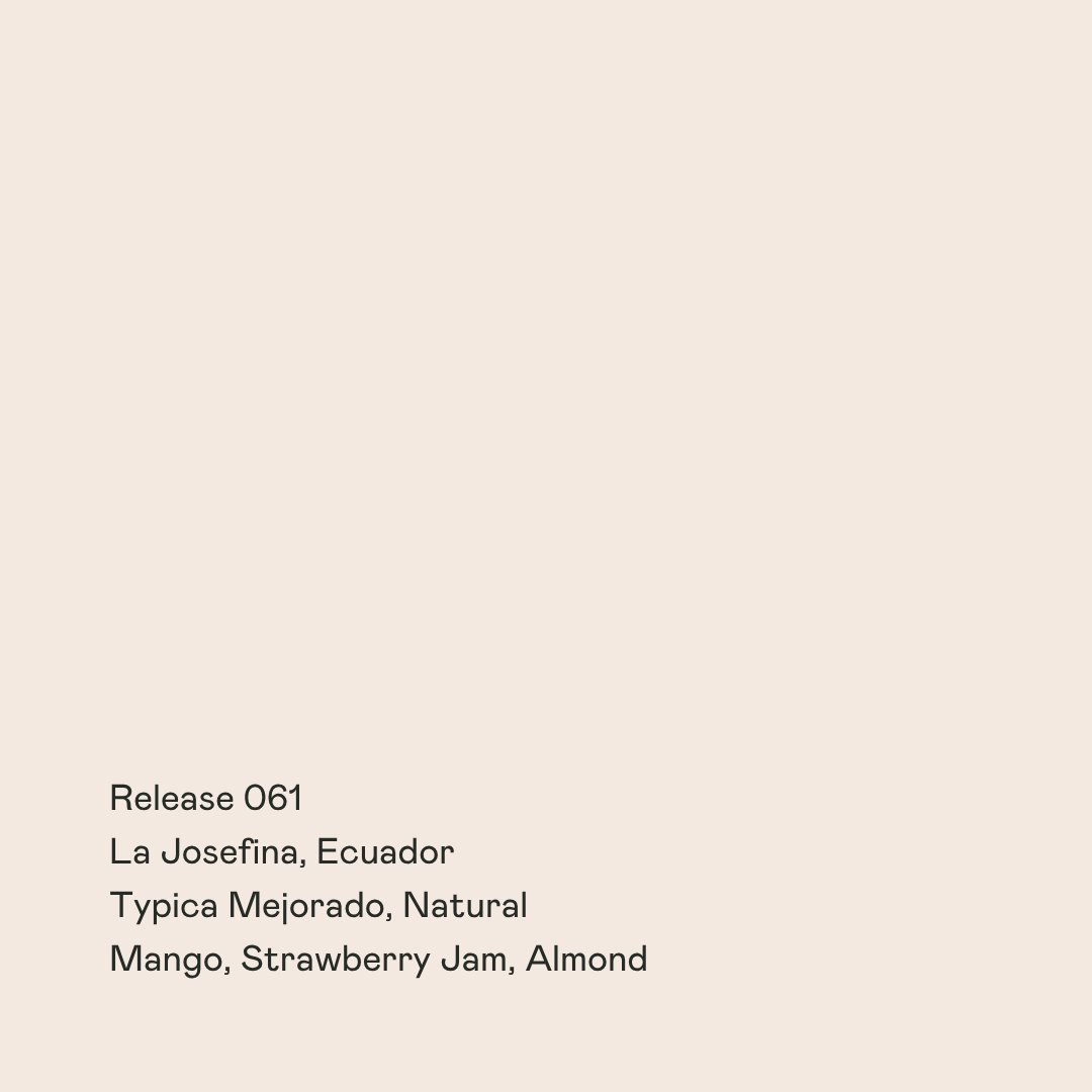 Release 061 - La Josefina, Typica Mejorado Natural