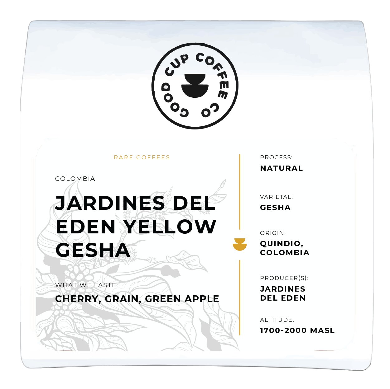 Colombia Jardines del Eden Yellow Gesha Natural EF2