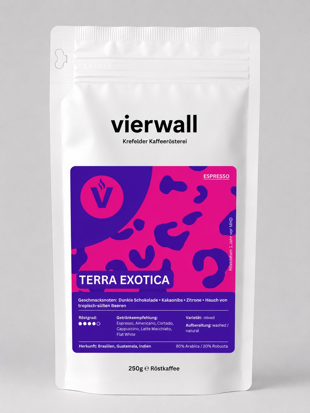 Terra Exotica - Kräftiger Espresso Blend | vierwall