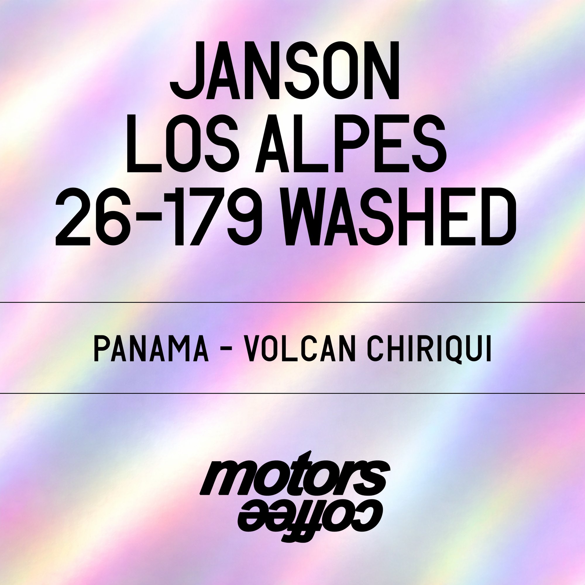 Janson Los Alpes 26-179 Gesha Washed