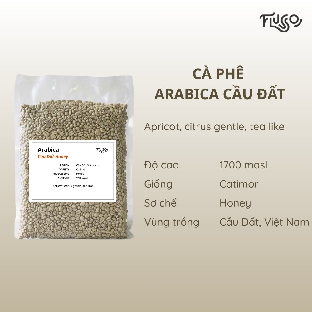Arabica Cầu Đất Honey (Green)