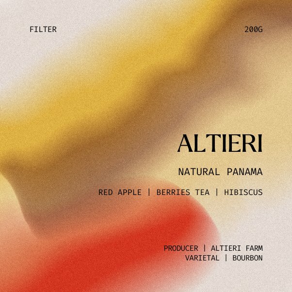 Filter | Altieri Bourbon, Panama