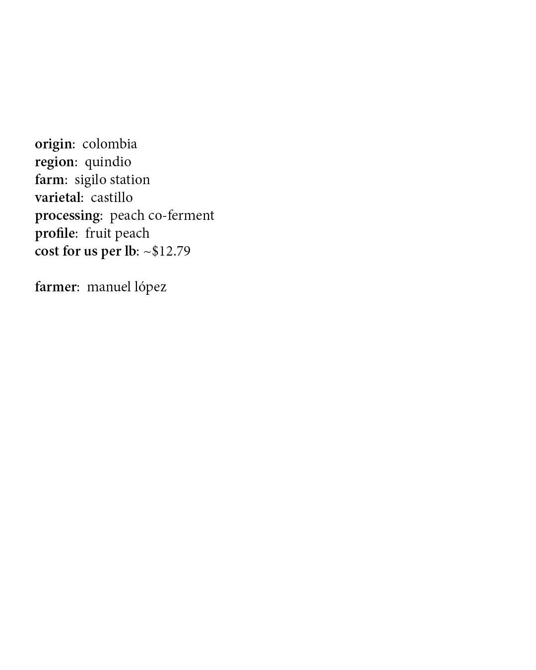 Sigilo Station Peach Co-Ferment Castillo