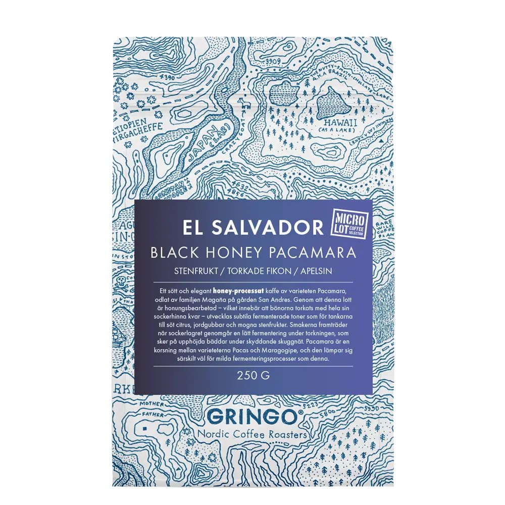 El Salvador Black Honey Pacamara