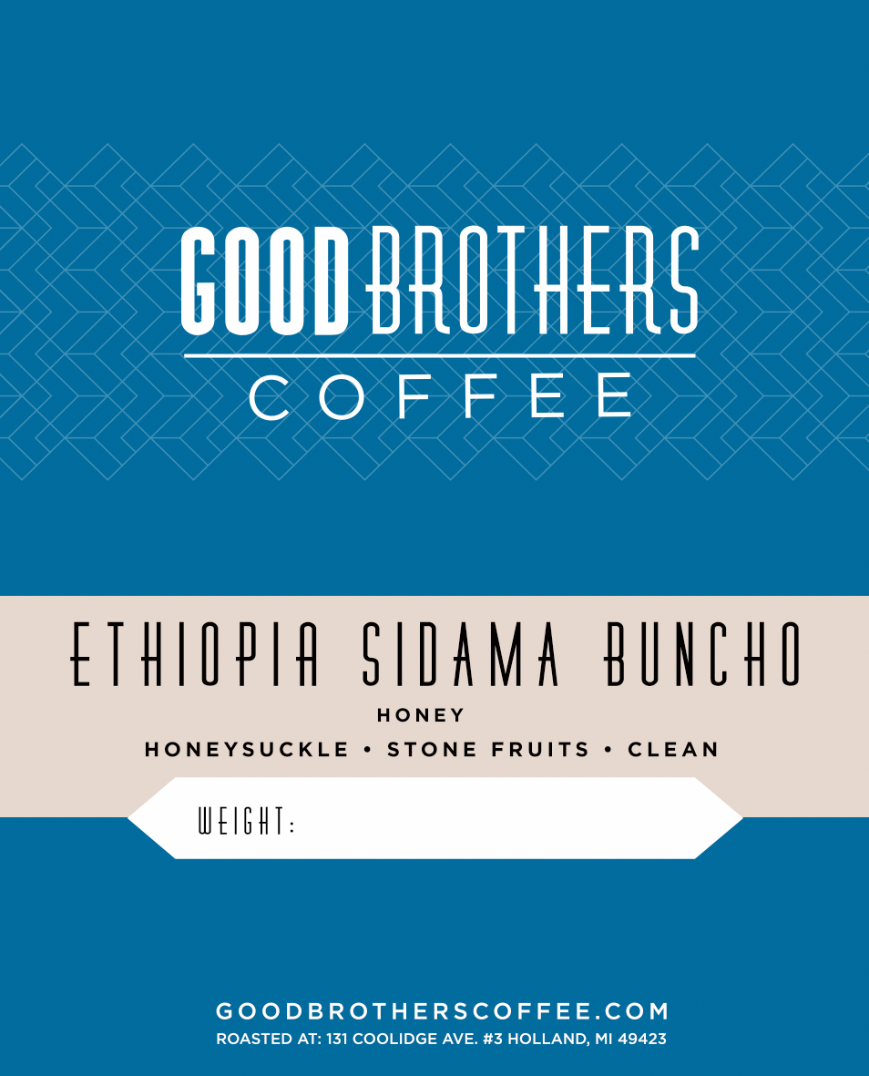 Ethiopia Buncho Honey Sidama Light Roast