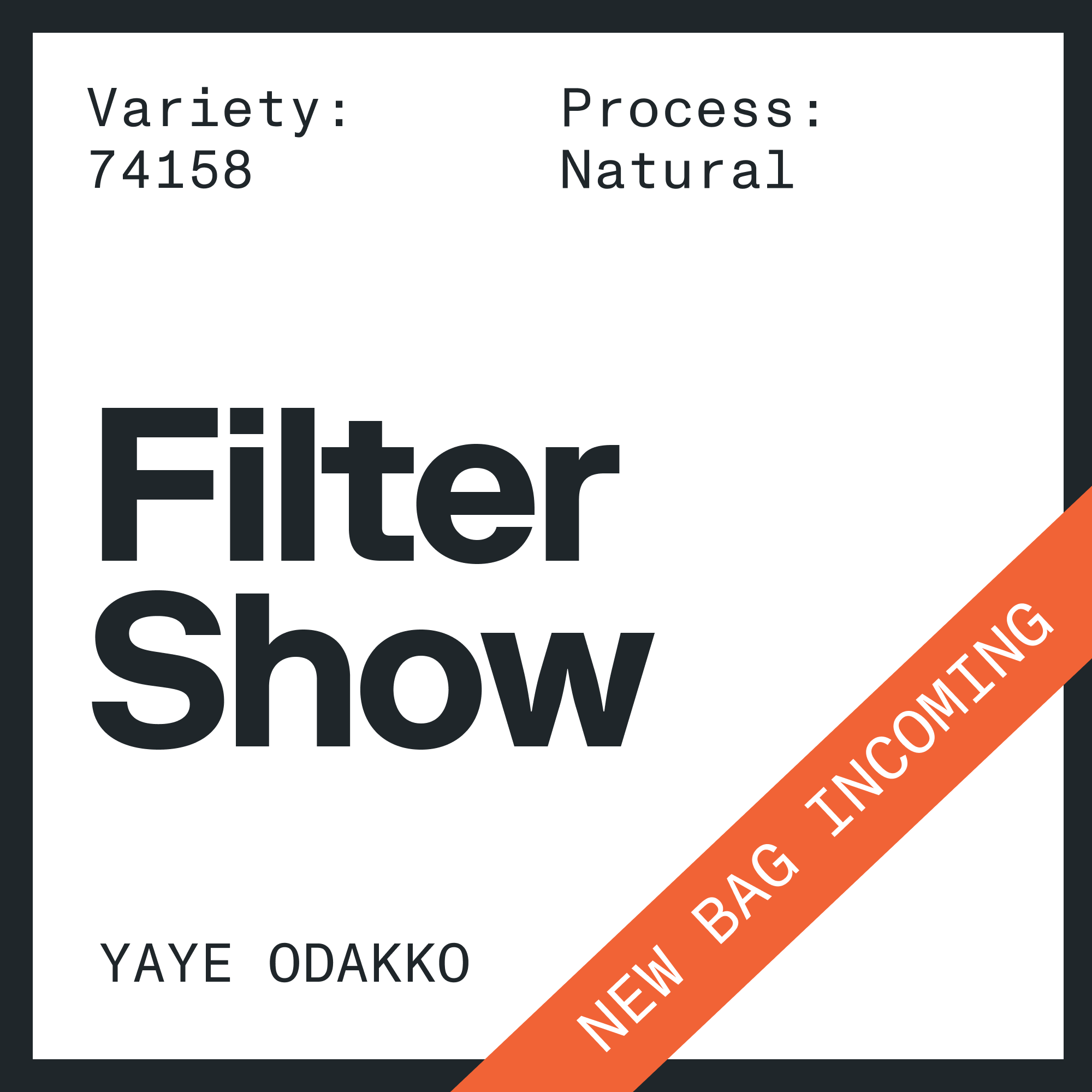 FILTER SHOW