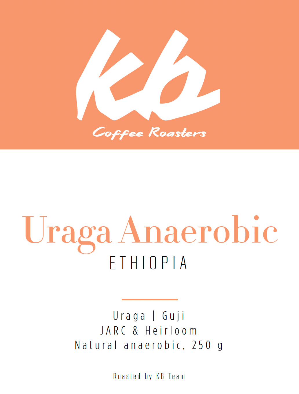 Espresso Ethiopie Uraga Carbo