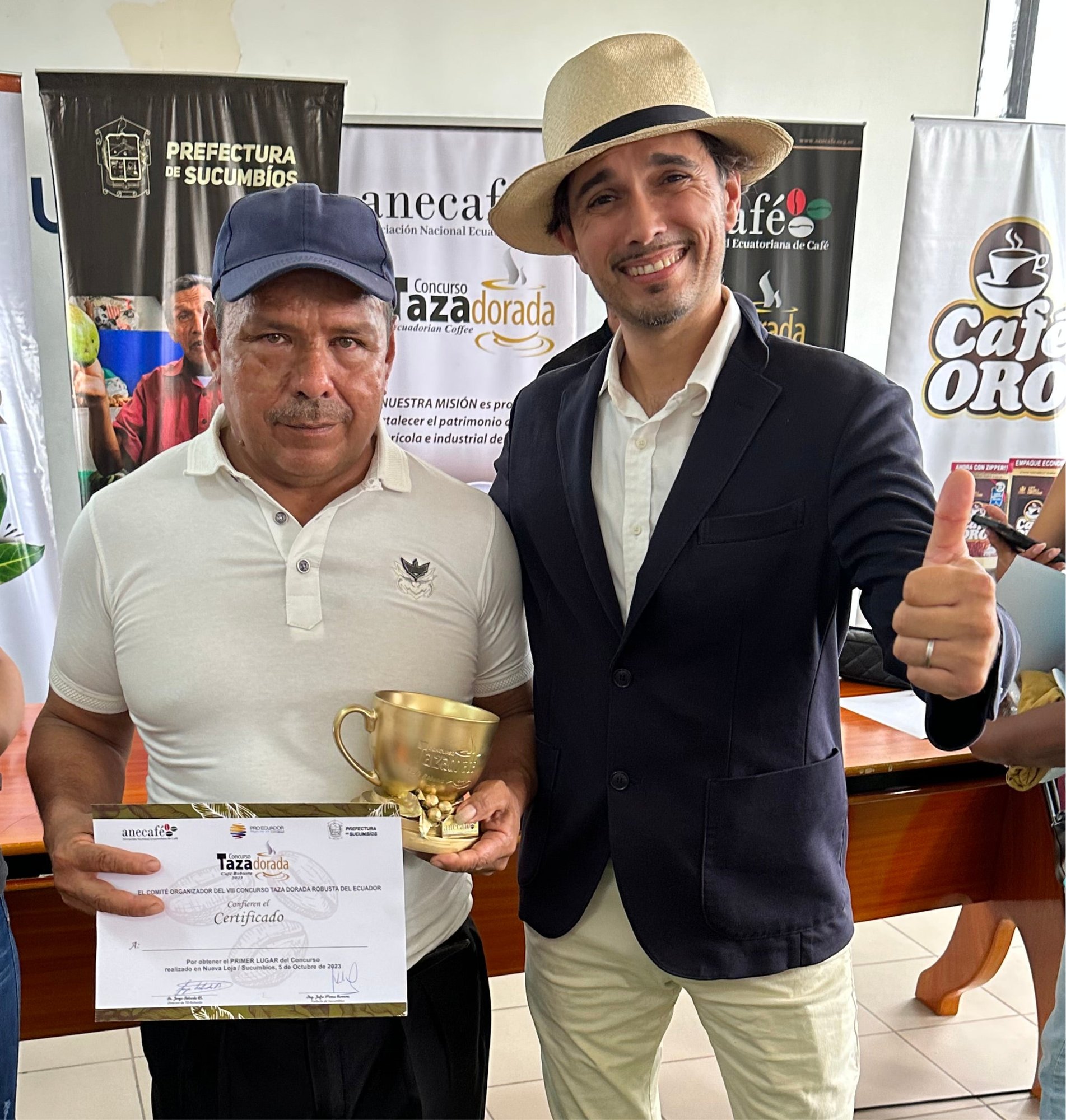 Ecuador Taza Dorada Robusta 1st Place -Calixto Rivera