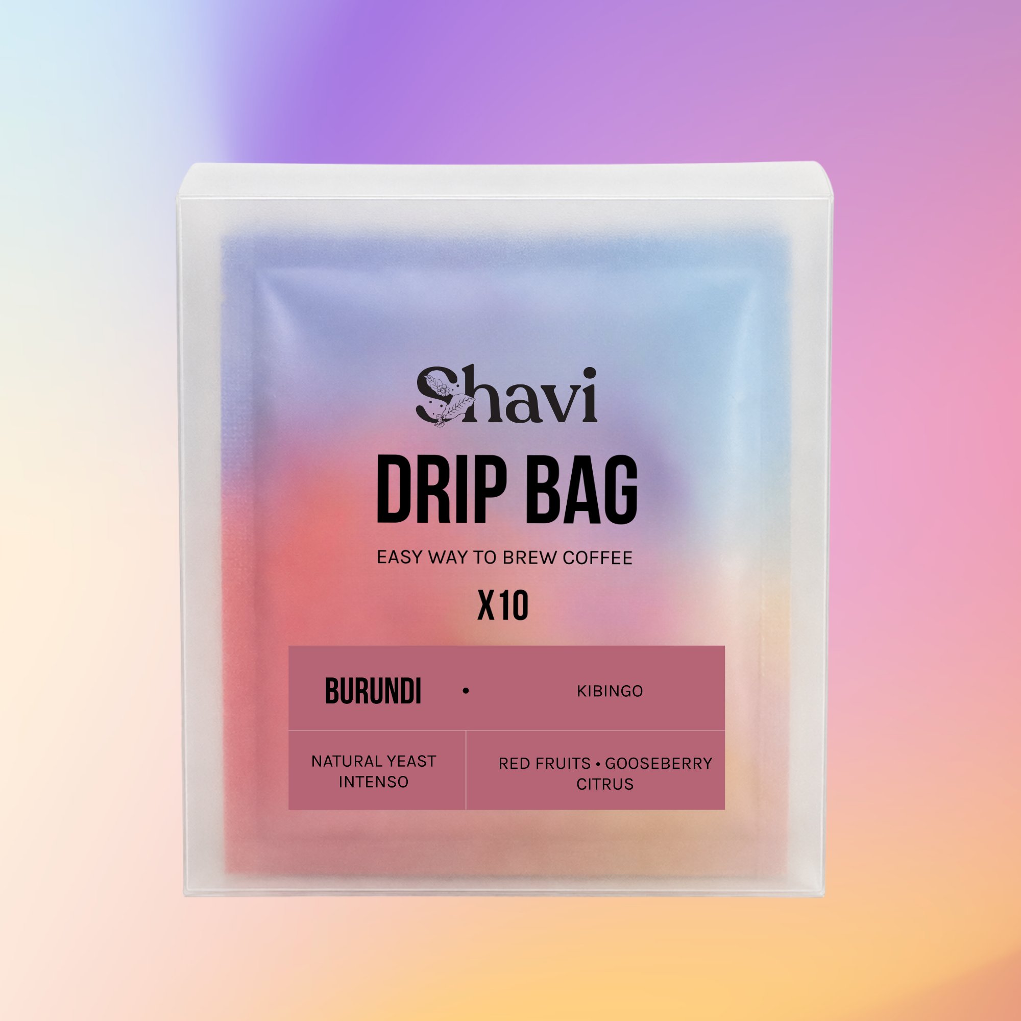 Burundi Kibingo Natural Yeast Intenso DripBox x10