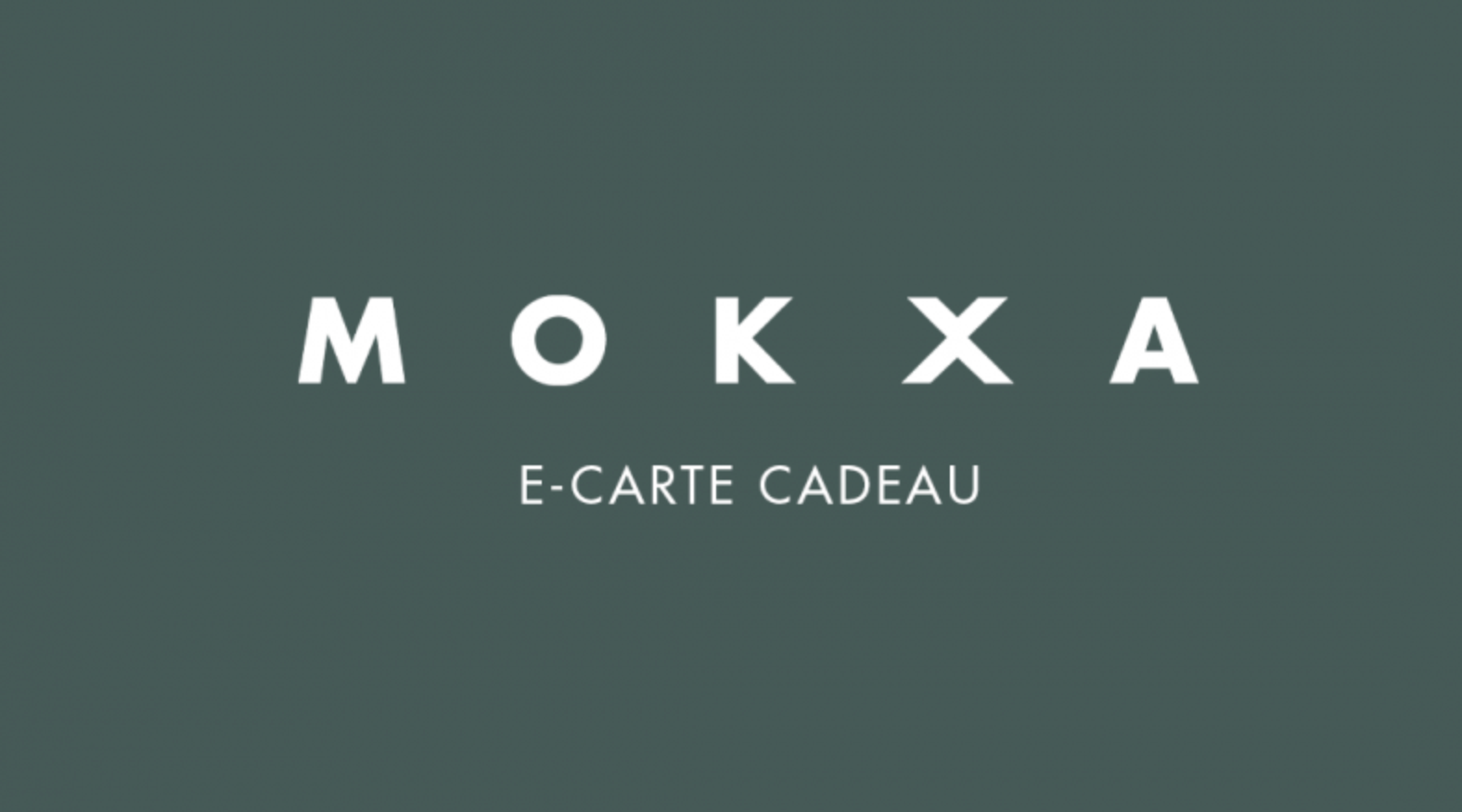 Carte cadeau Café Mokxa