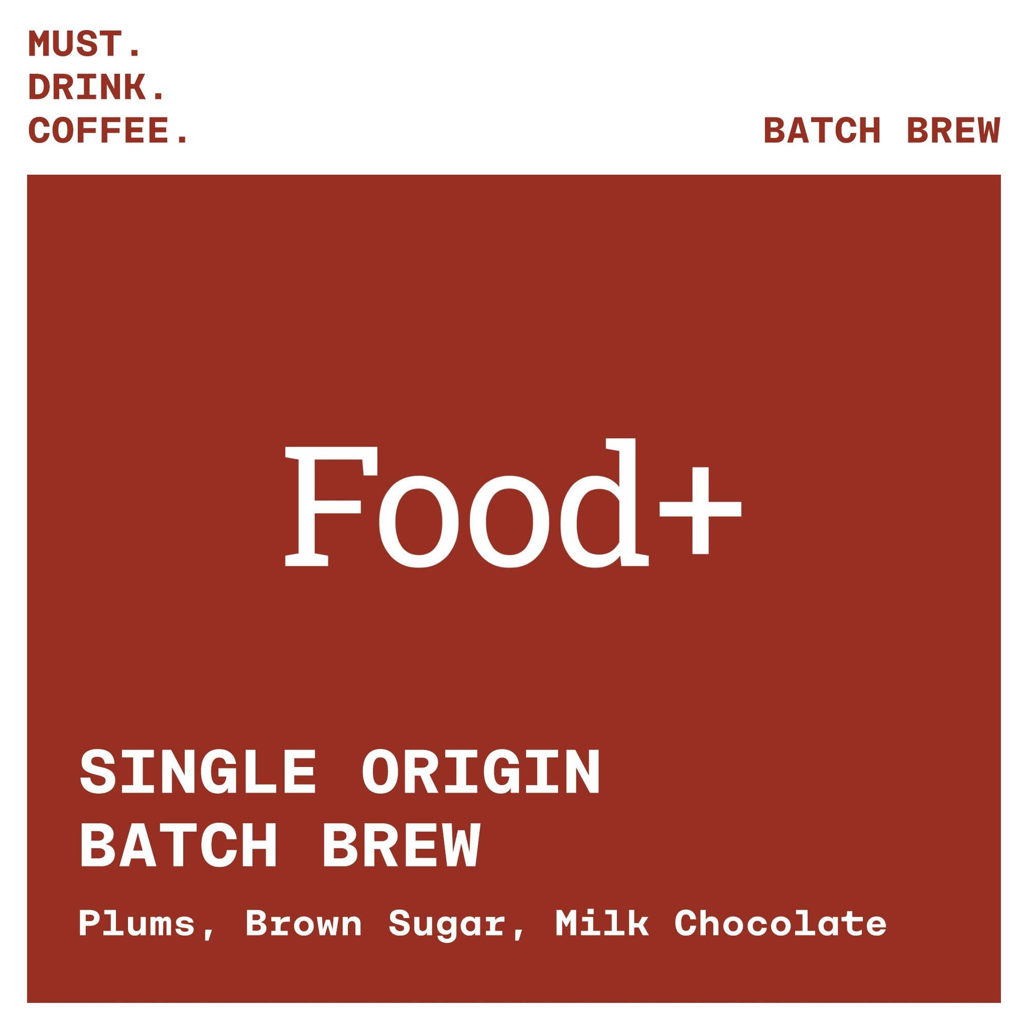 Single Origin Batch Brew - 1kg (Wholesale) - WTCG