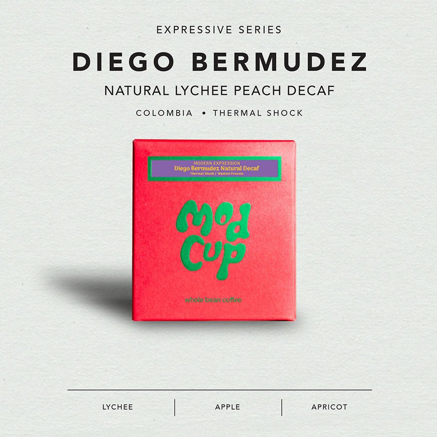 Diego Bermudez Natural Lychee Peach Decaf