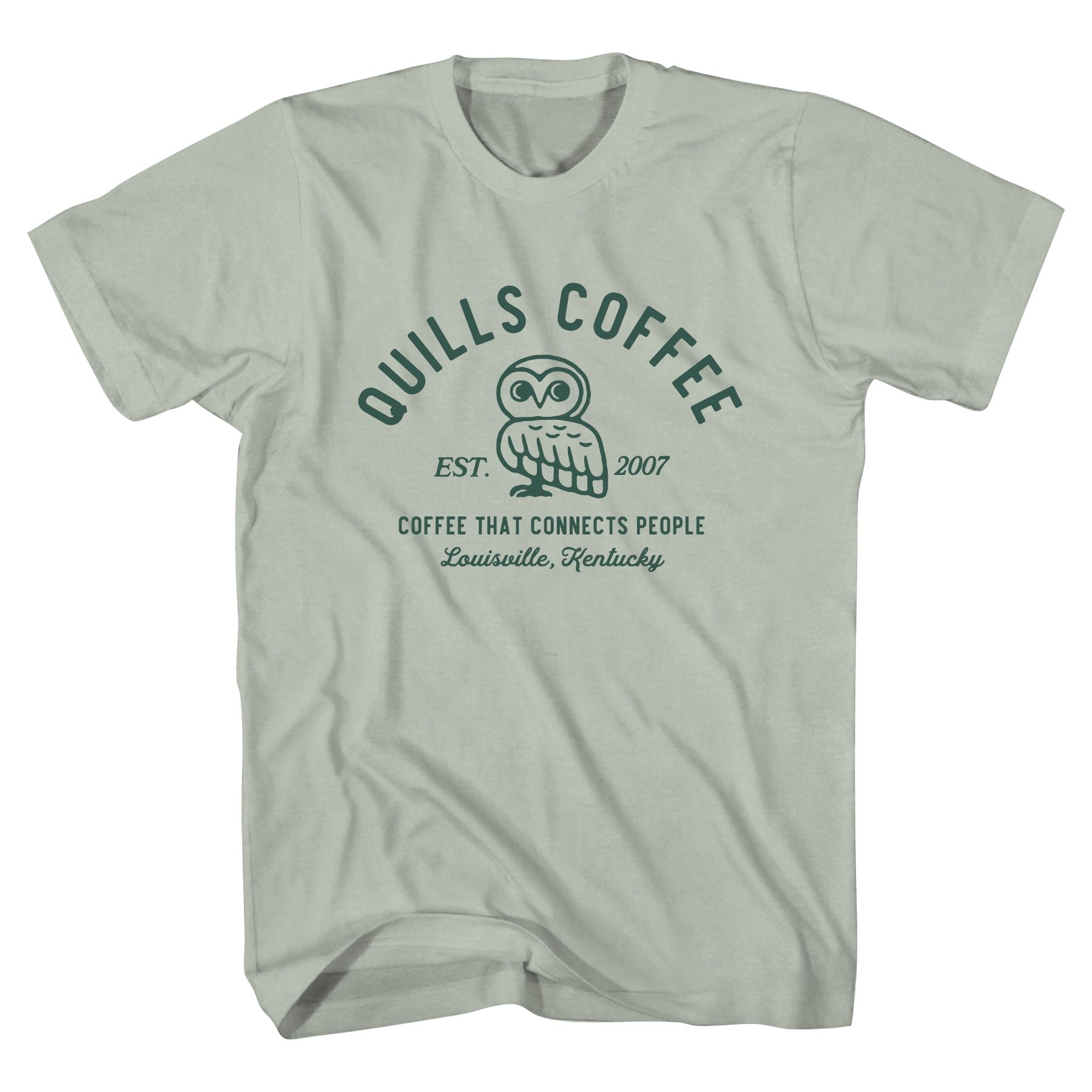 Owl Tee in Pastel Green