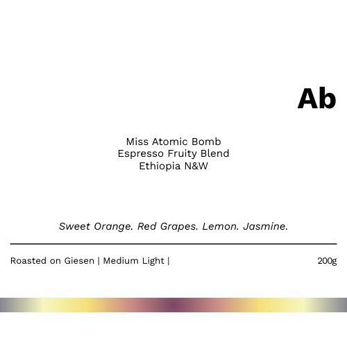 Ab - Miss Atomic Bomb Espresso Fruity Blend Light Roast