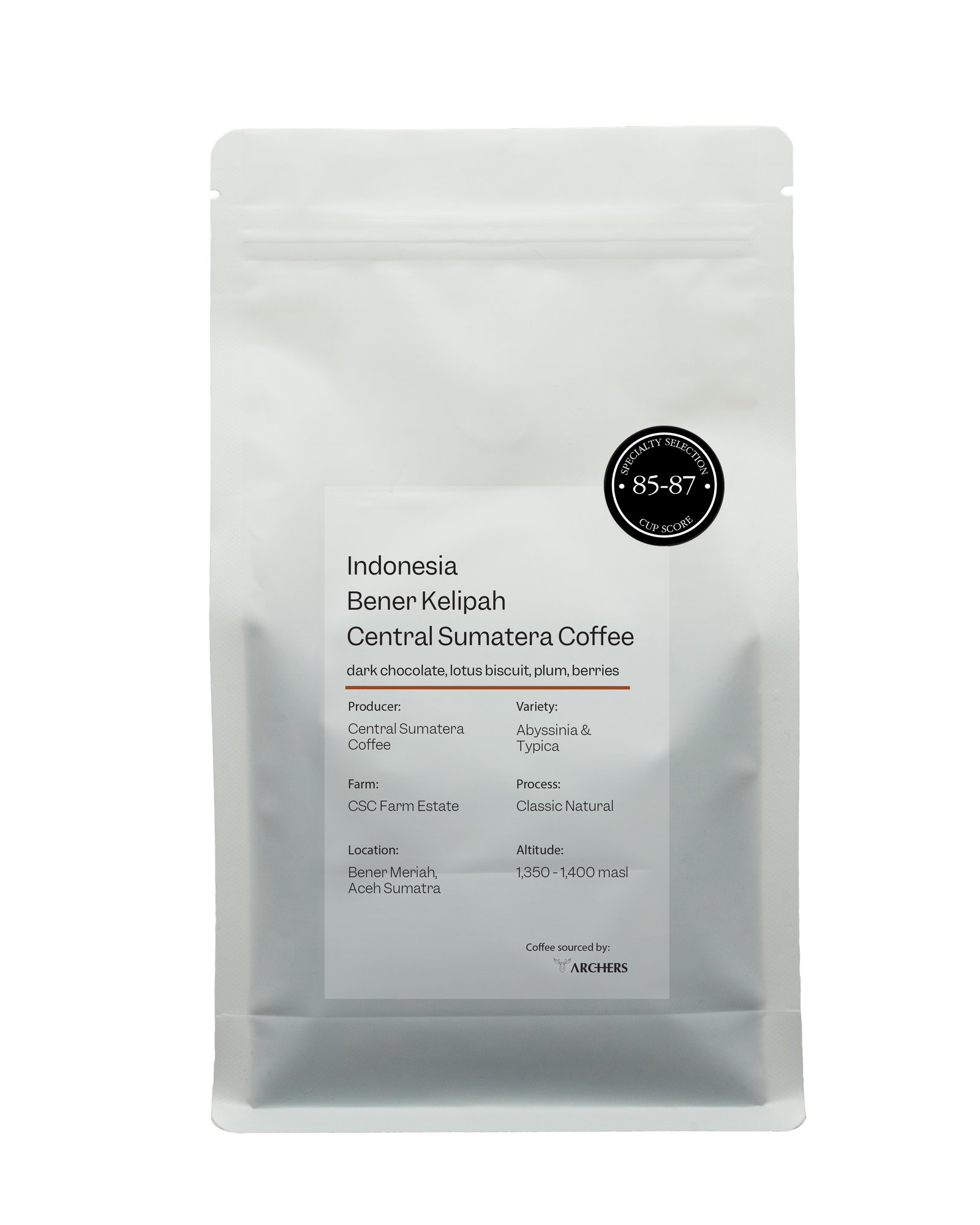 Indonesia - Bener Kelipah, Central Sumatera Coffee