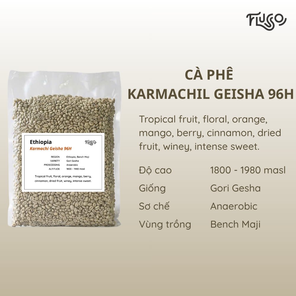 Ethiopia Karmachi Geisha 96H (Green)