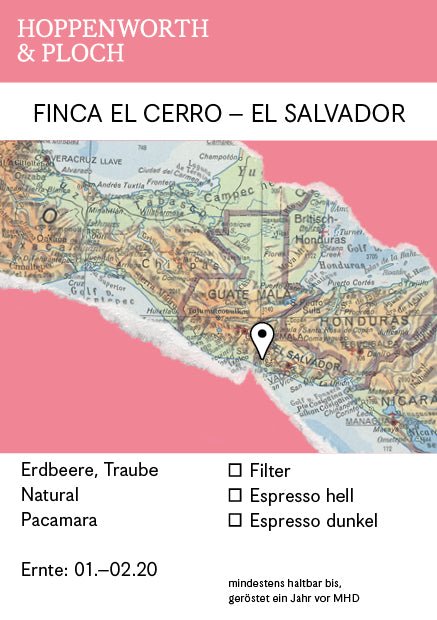 FINCA EL CERRO - EL SALVADOR