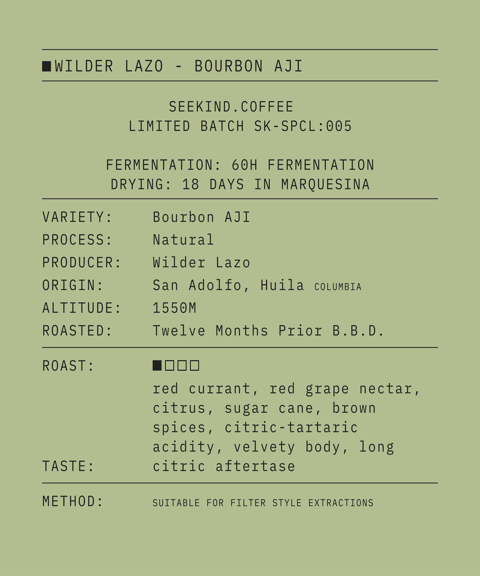 Wilder Lazo – Bourbon AJI