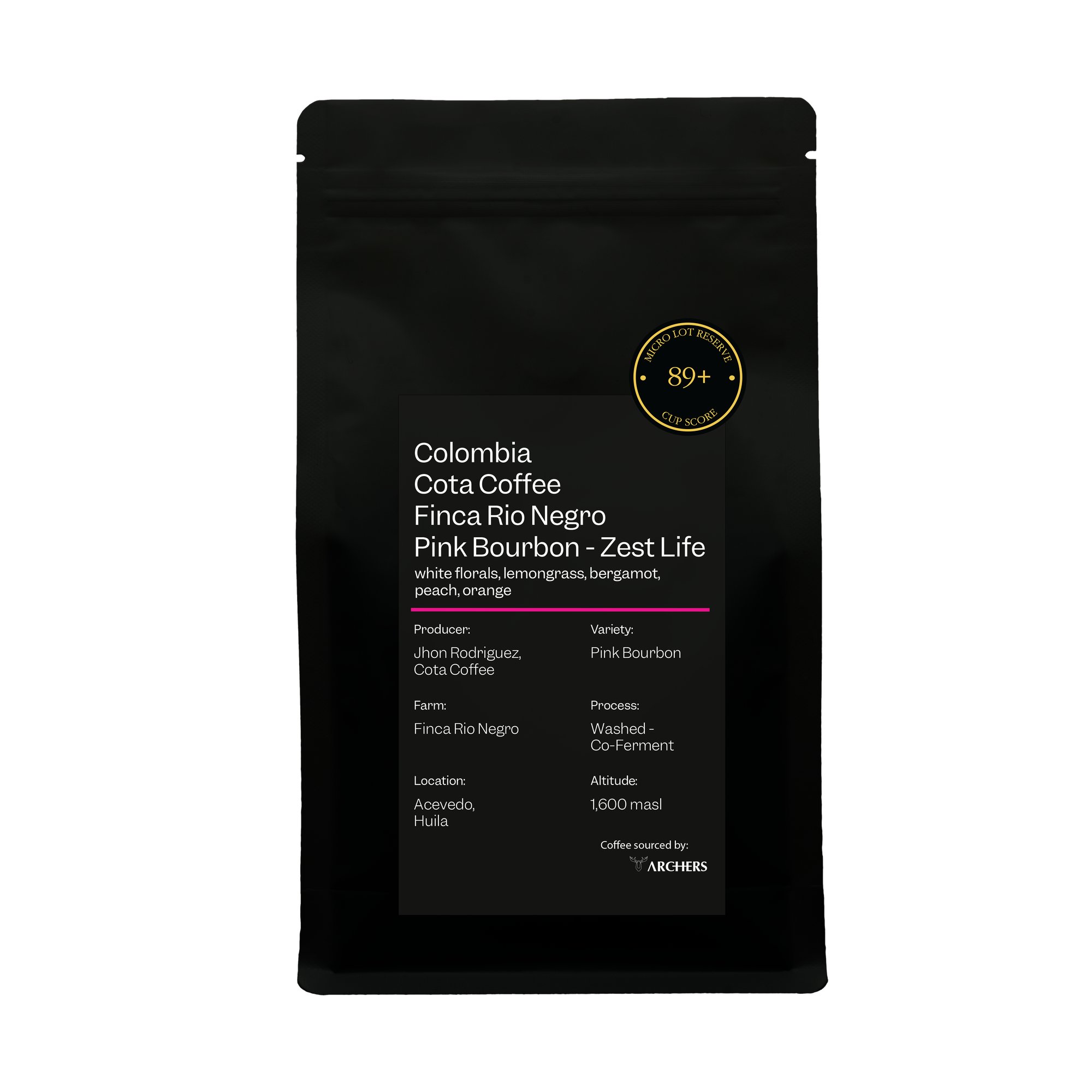 Colombia - Cota Coffee Finca Rio Negro Pink Bourbon - Zest life
