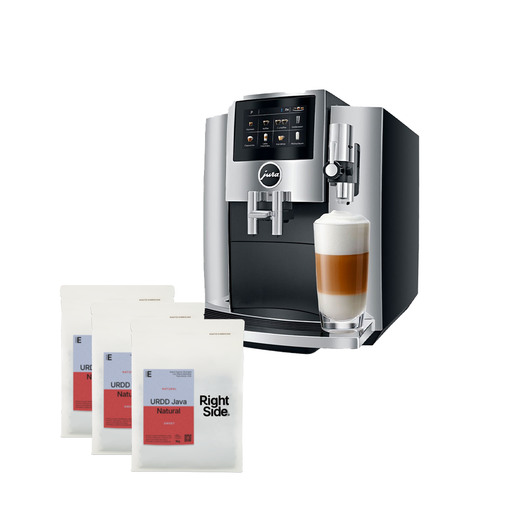 Jura S8 Chrom + 3 meses de suscripción de café de regalo