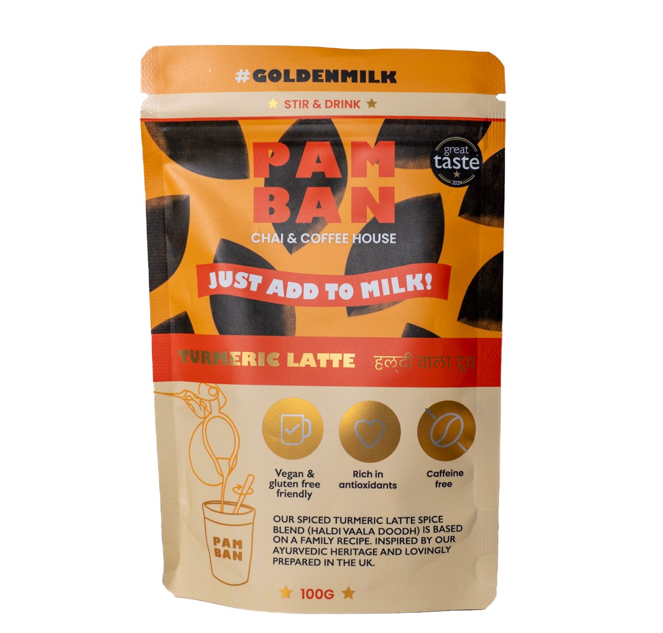 PAMBAN CHAI LATTÉ TURMERIC LATTE 100 g