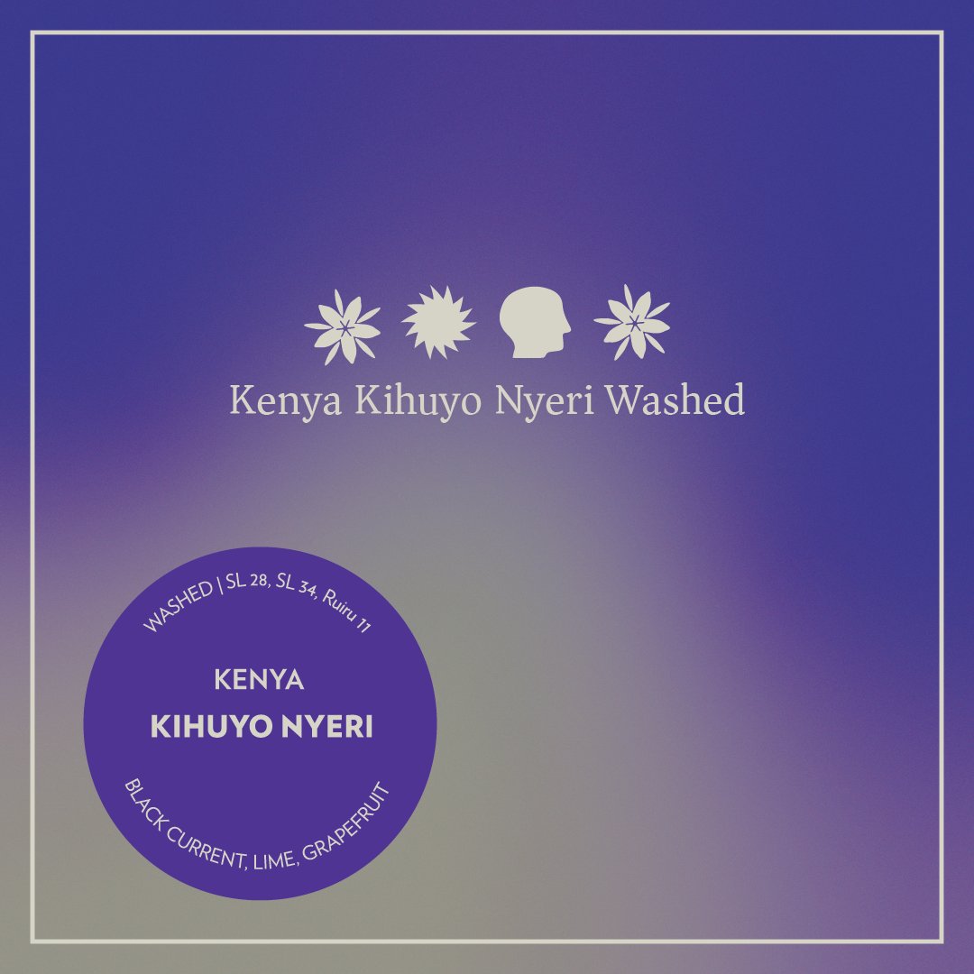 Kenya - Kihuyo Nyeri - Washed SL 28/34/Ruiru 11