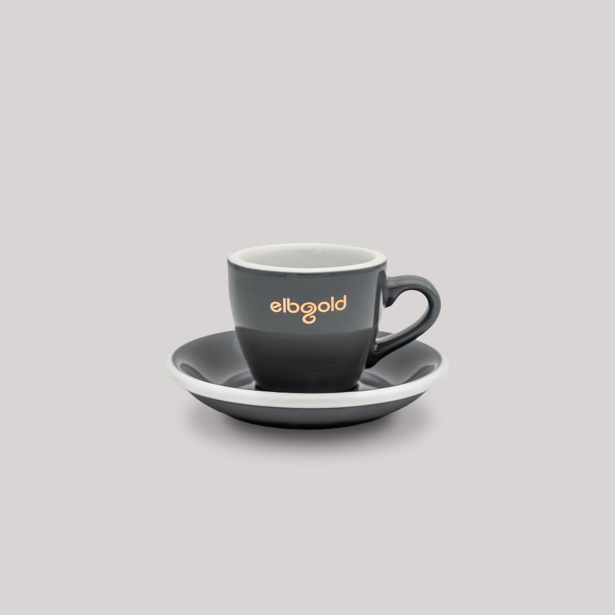 elbgold TASSE ESPRESSO GRAU & GOLD