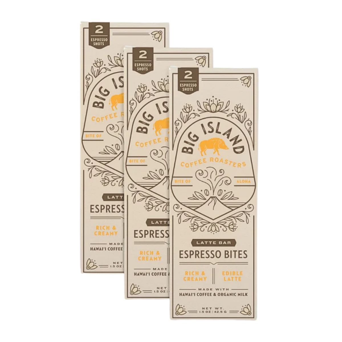 Latte Espresso Bites | Hawaiian Coffee & Organic Cream