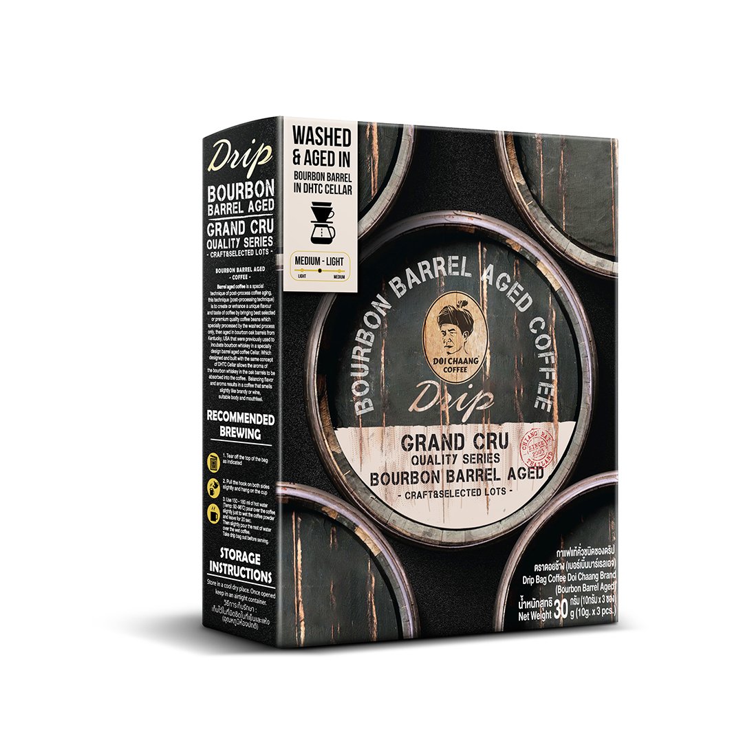 กาแฟคั่วแบบดริป – Bourbon Barrel Aged Coffee