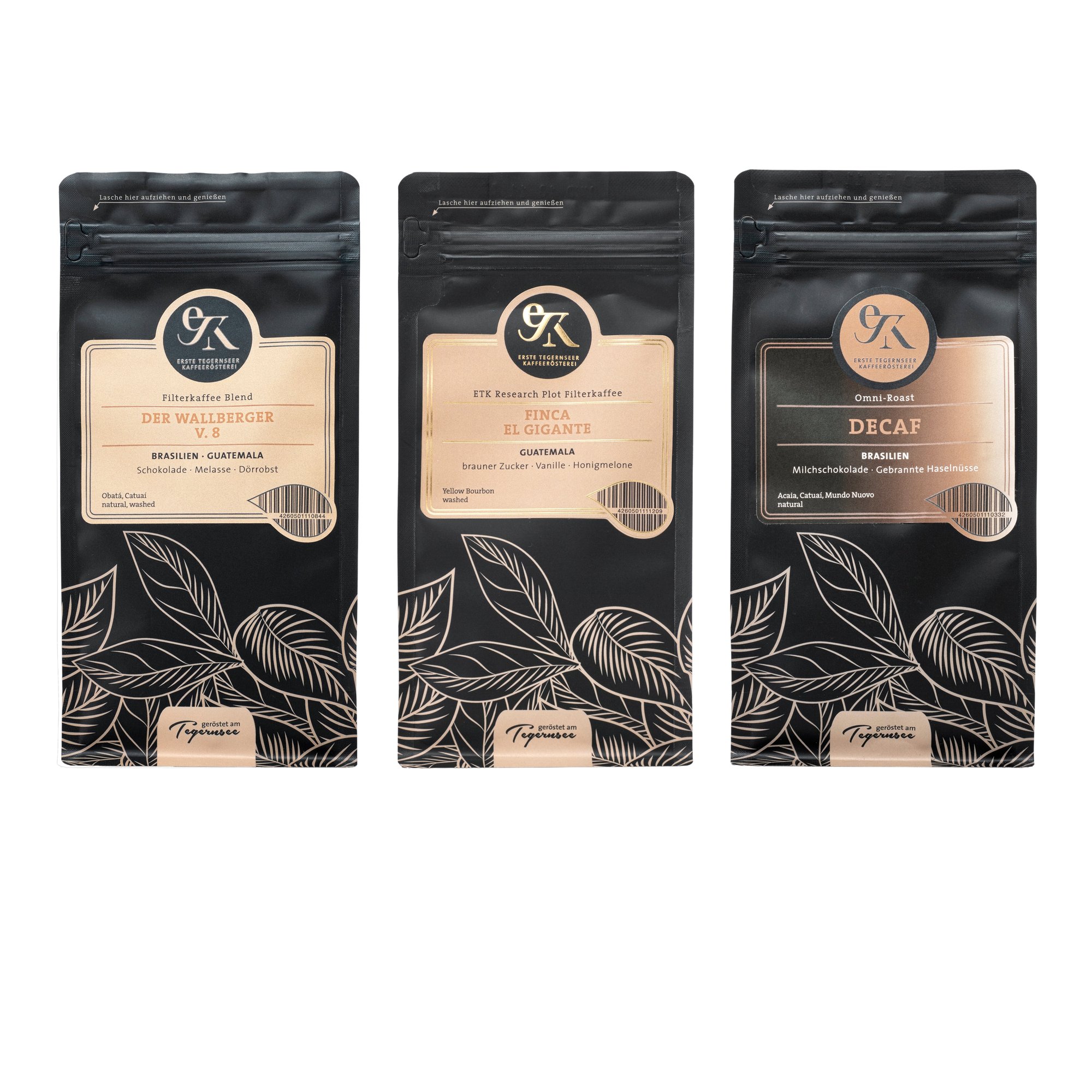 Filterkaffee-Set „Masterpiece Selection“ inkl. 3 x 250g