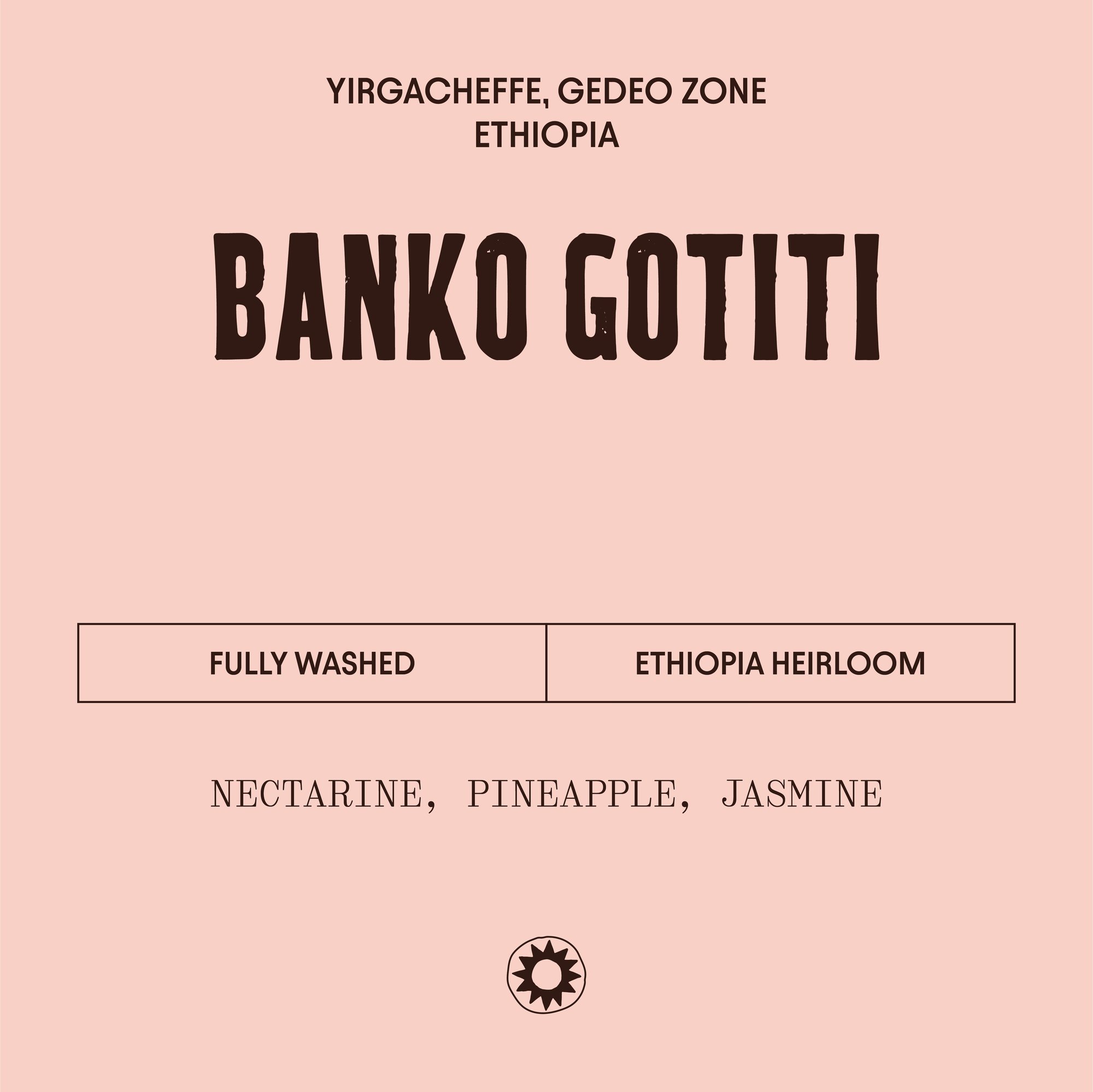 Ethiopia - Banko Gotiti - Washed Process