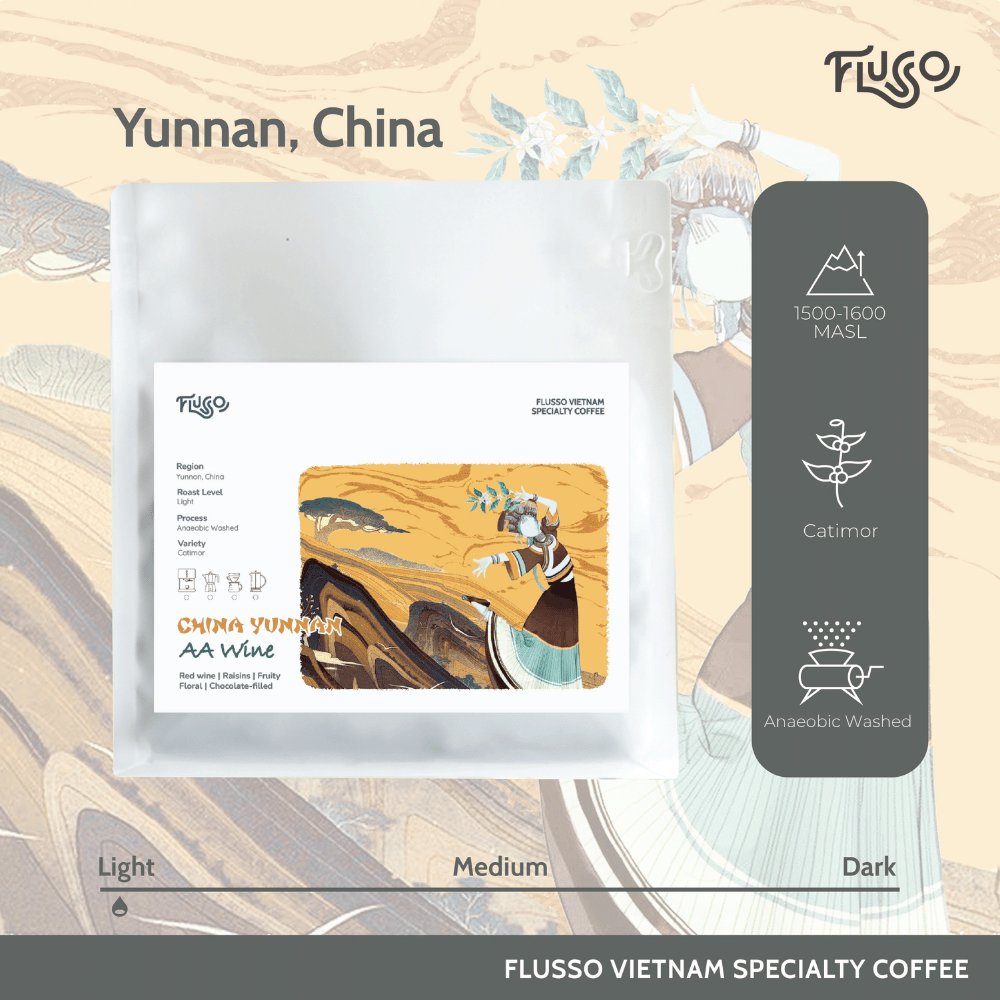 China Yunnan AA Anaerobic Washed