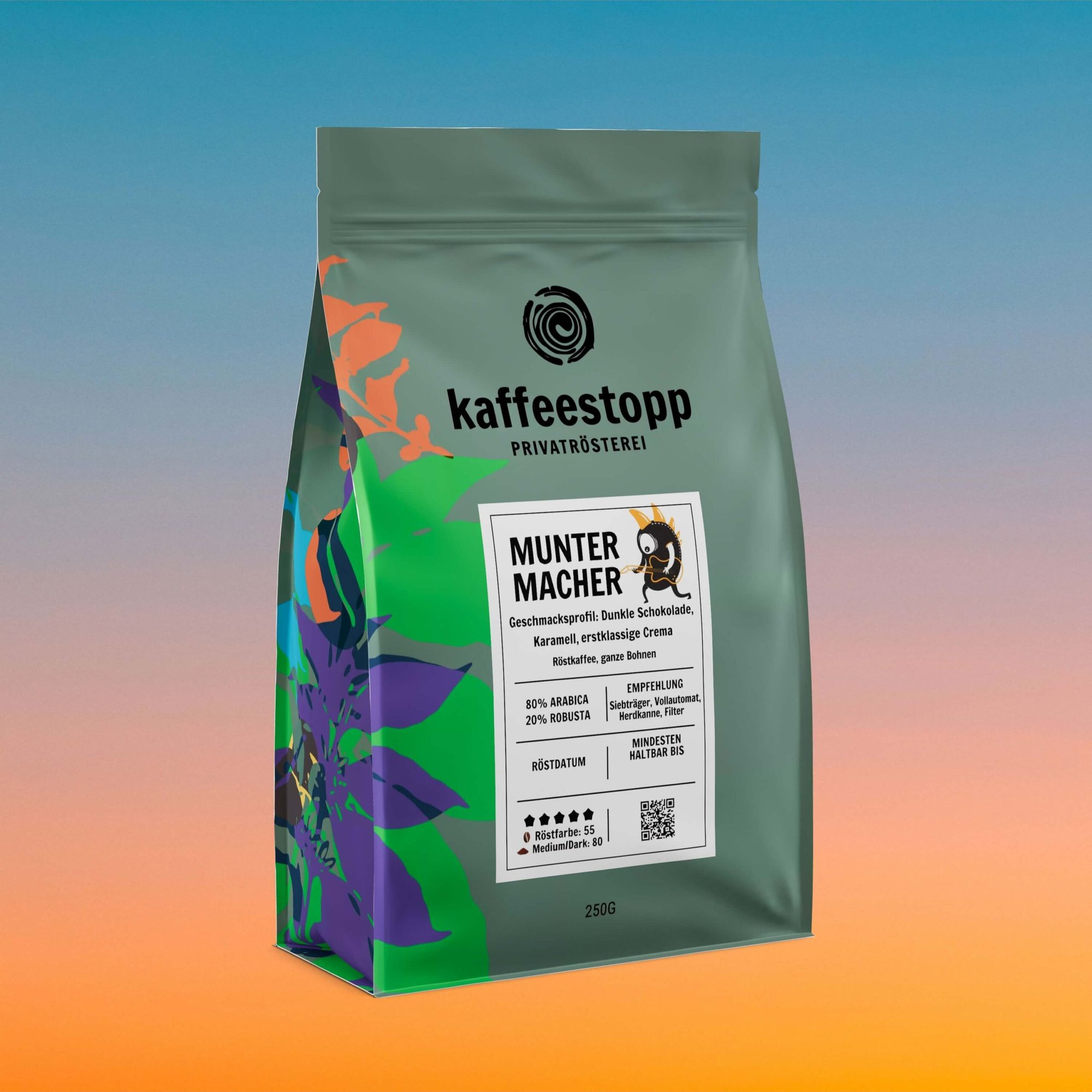 Espresso Muntermacher – kräftig, schokoladig & cremig