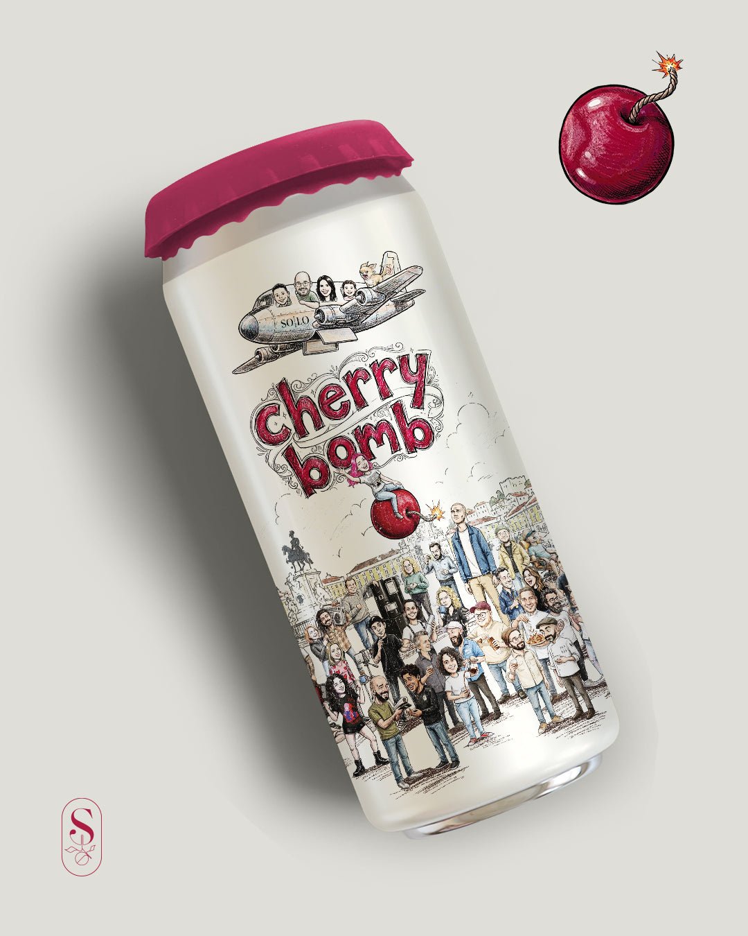 Cherry Bomb cofermented natural by Solo Brewing