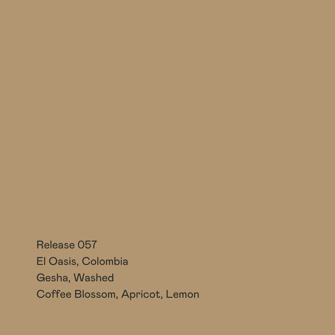 Release 057 - El Oasis, Gesha Washed