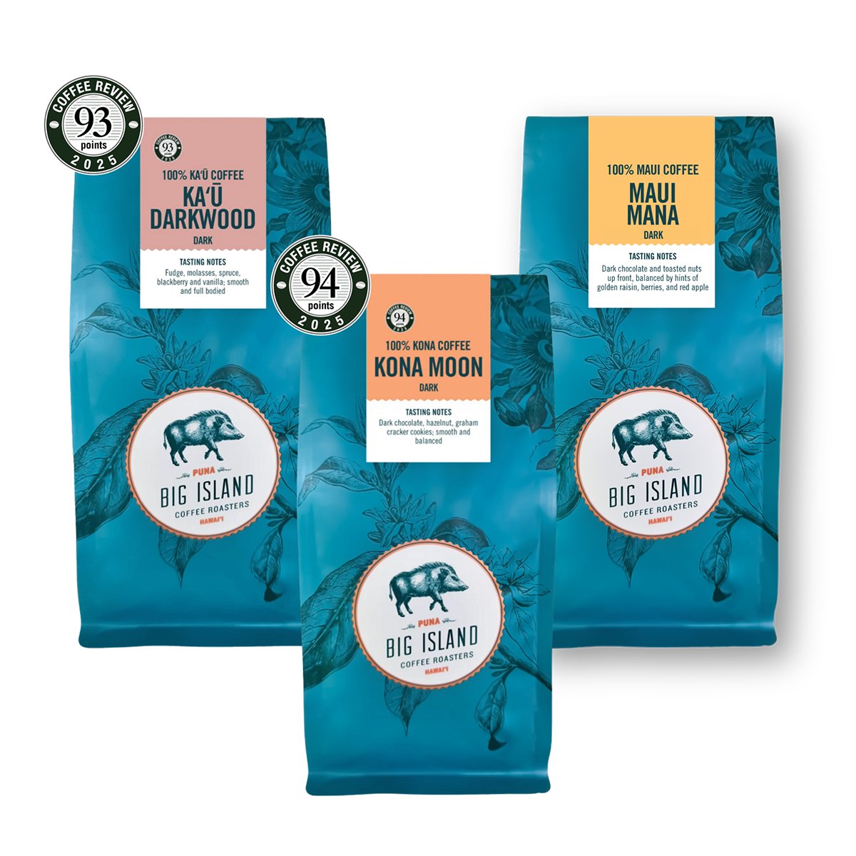 Dark & Deep Hawaiian Coffee Collection