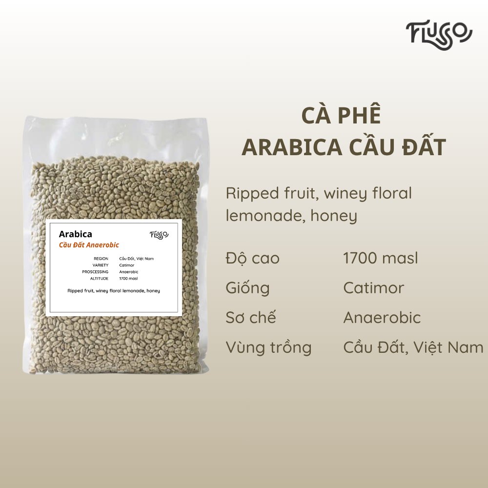 Arabica Cầu Đất Anaerobic (Green)