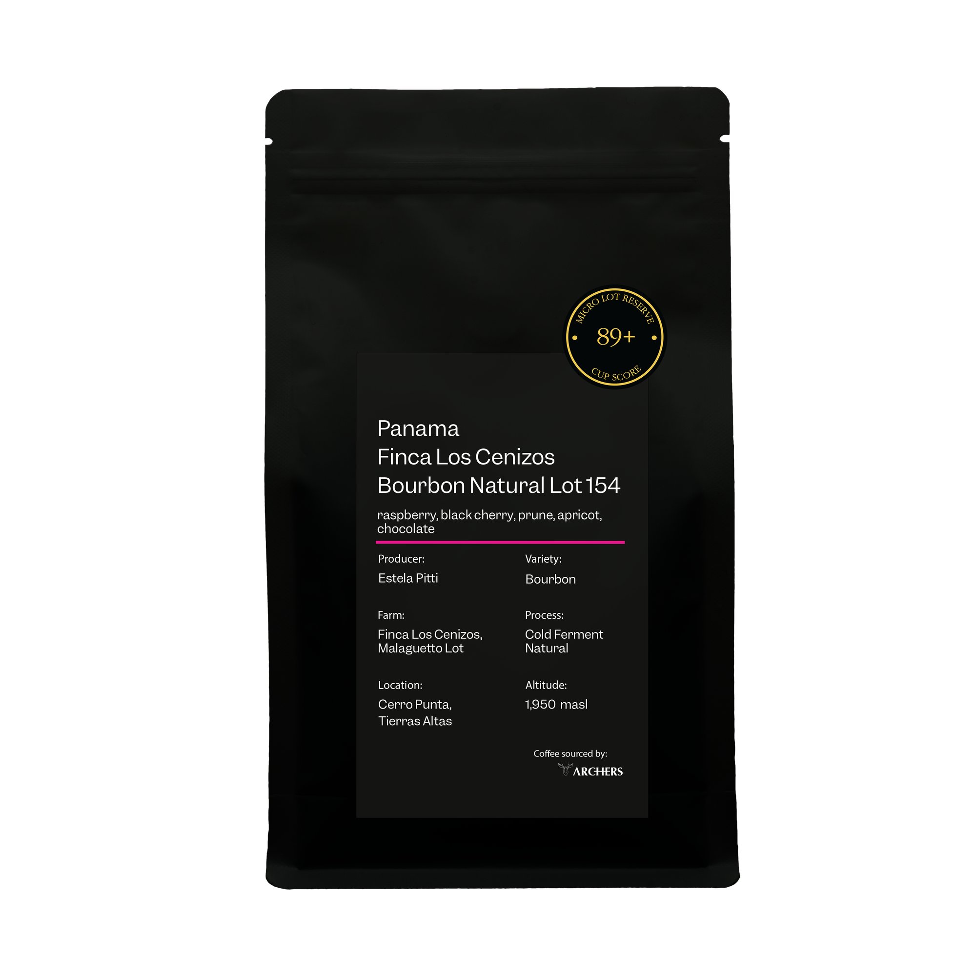 Panama - Finca Los Cenizos Bourbon Natural Lot 154
