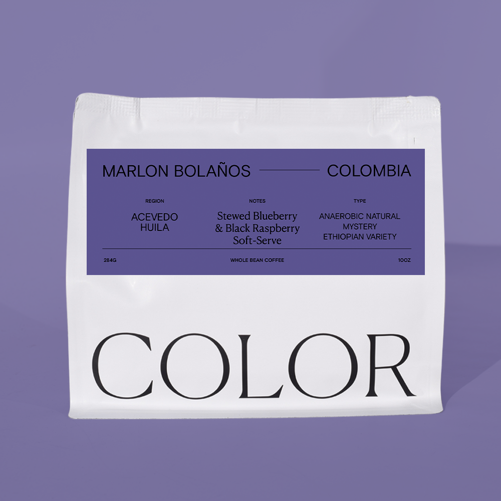 Colombia Marlon Bolaños - Anaerobic Natural Mystery Ethiopian Varietal