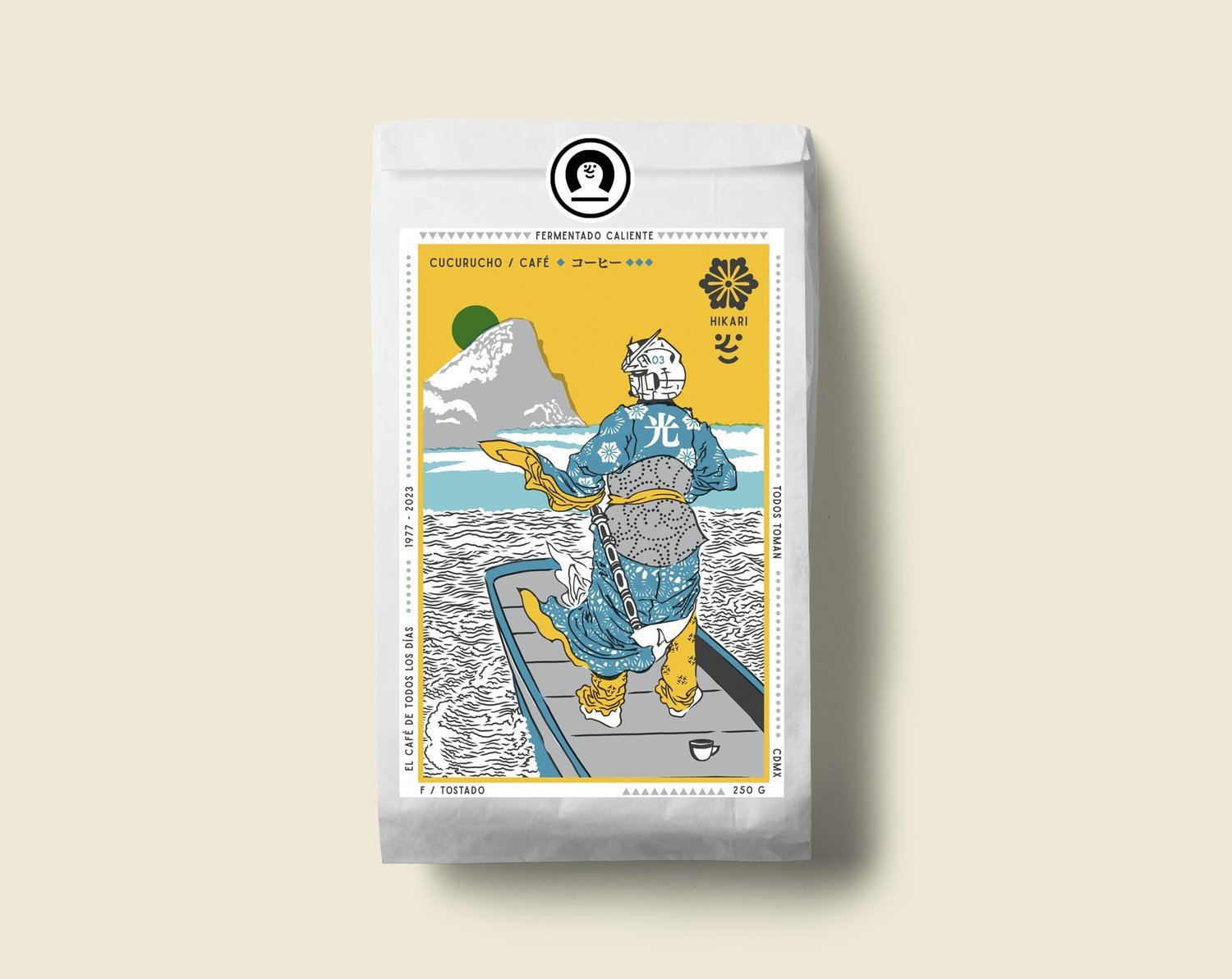 Mezcla de Cafe Hikari Fermentado Caliente
