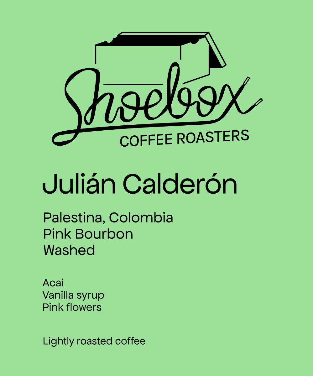 Colombia Julián Calderón Pink Bourbon Washed