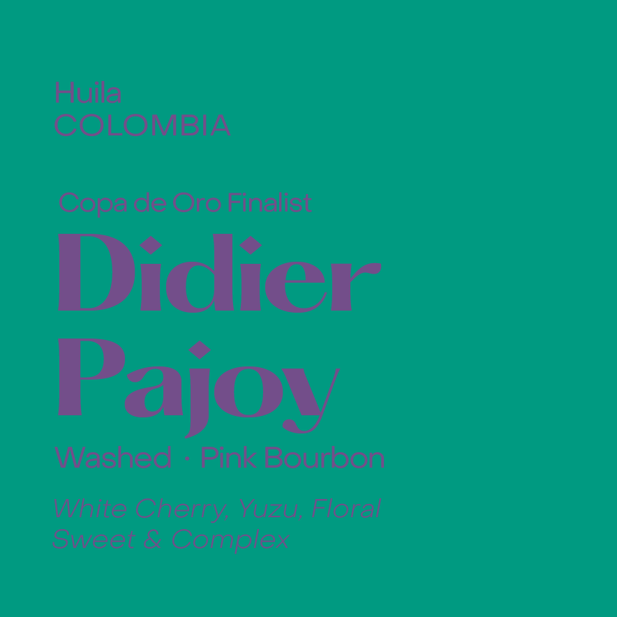 Didier Pajoy, Colombia Washed Pink Bourbon