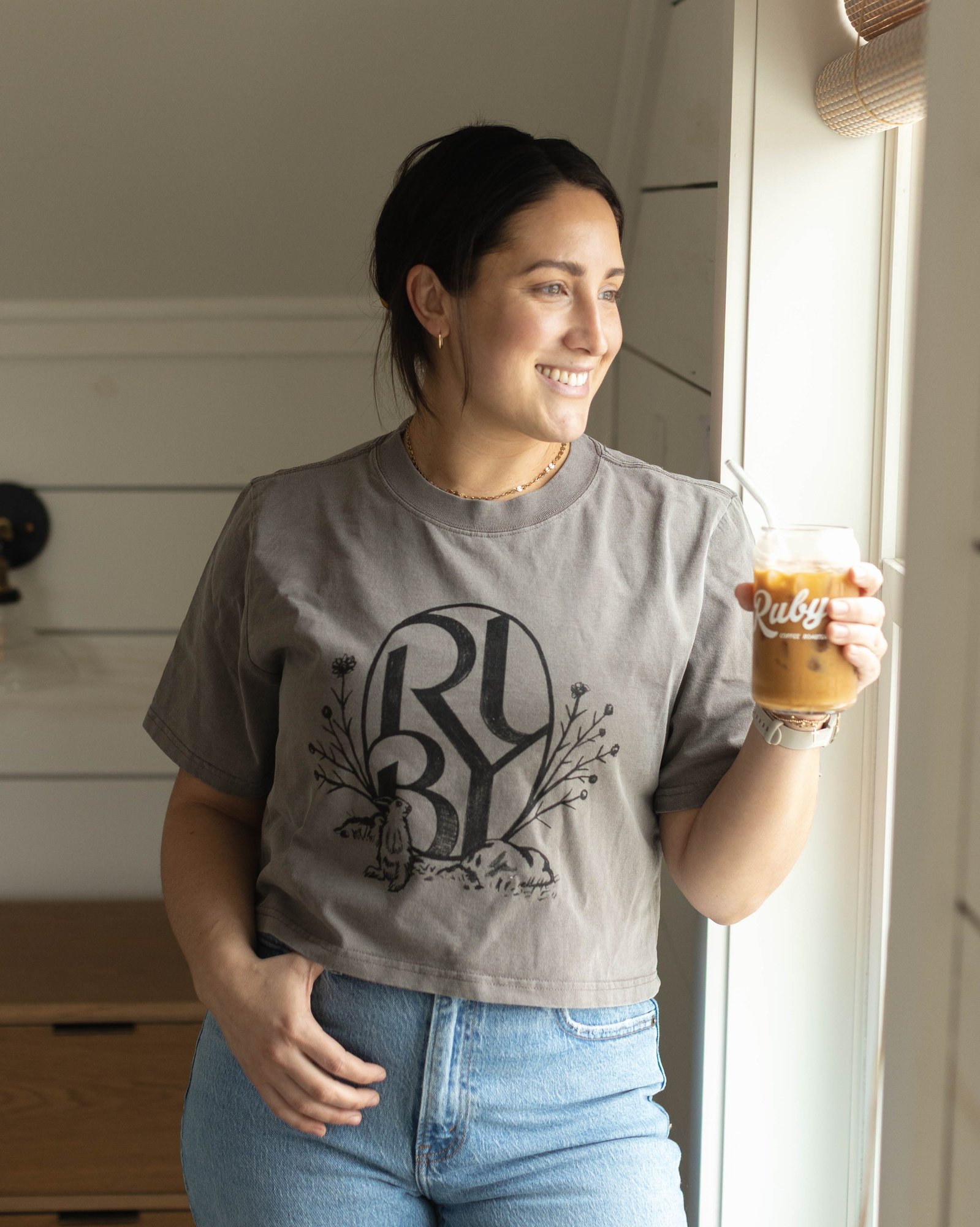 Monogram Crop Tee