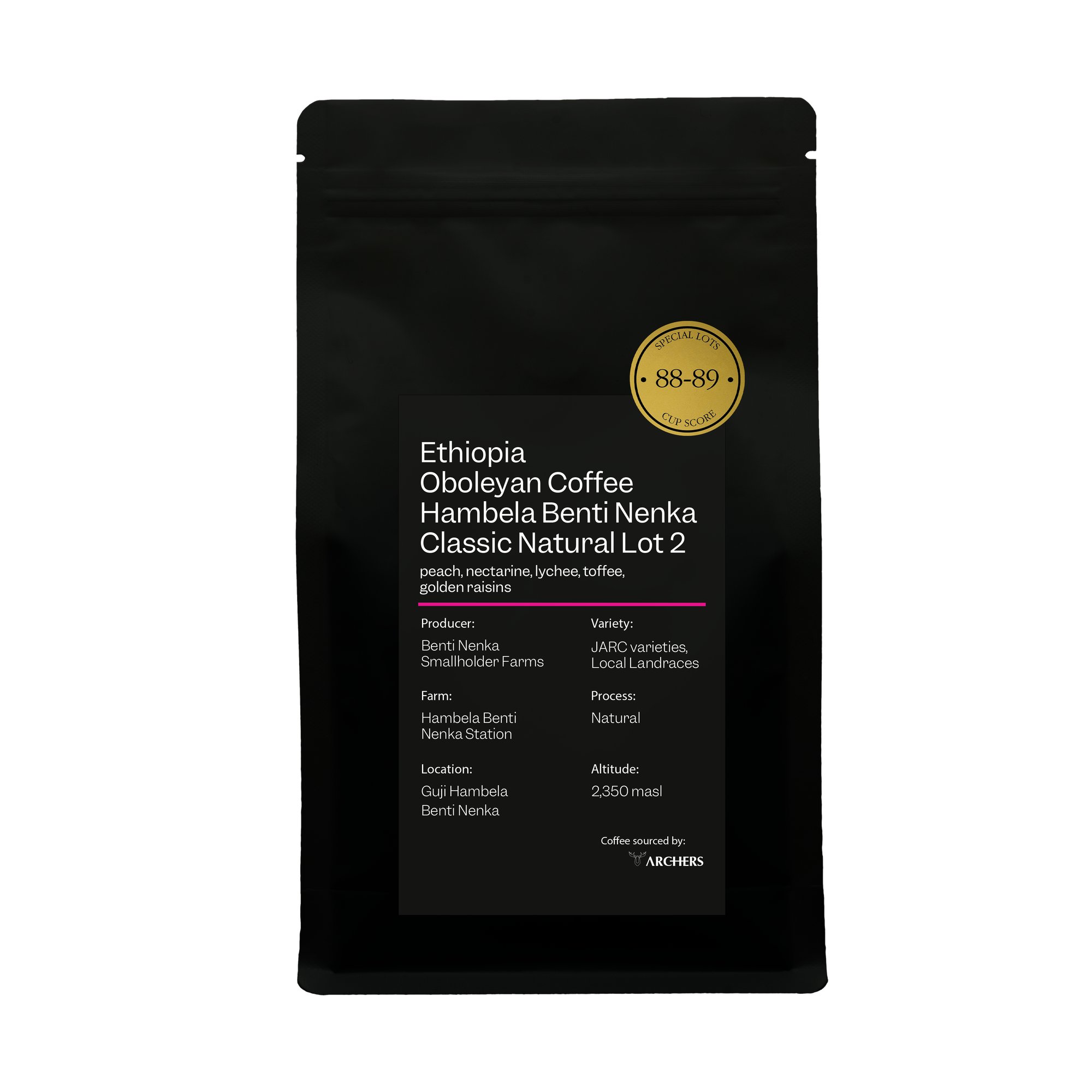Ethiopian - Oboleyan Coffee Hambela Benti Nenka - Classic Natural Lot 2