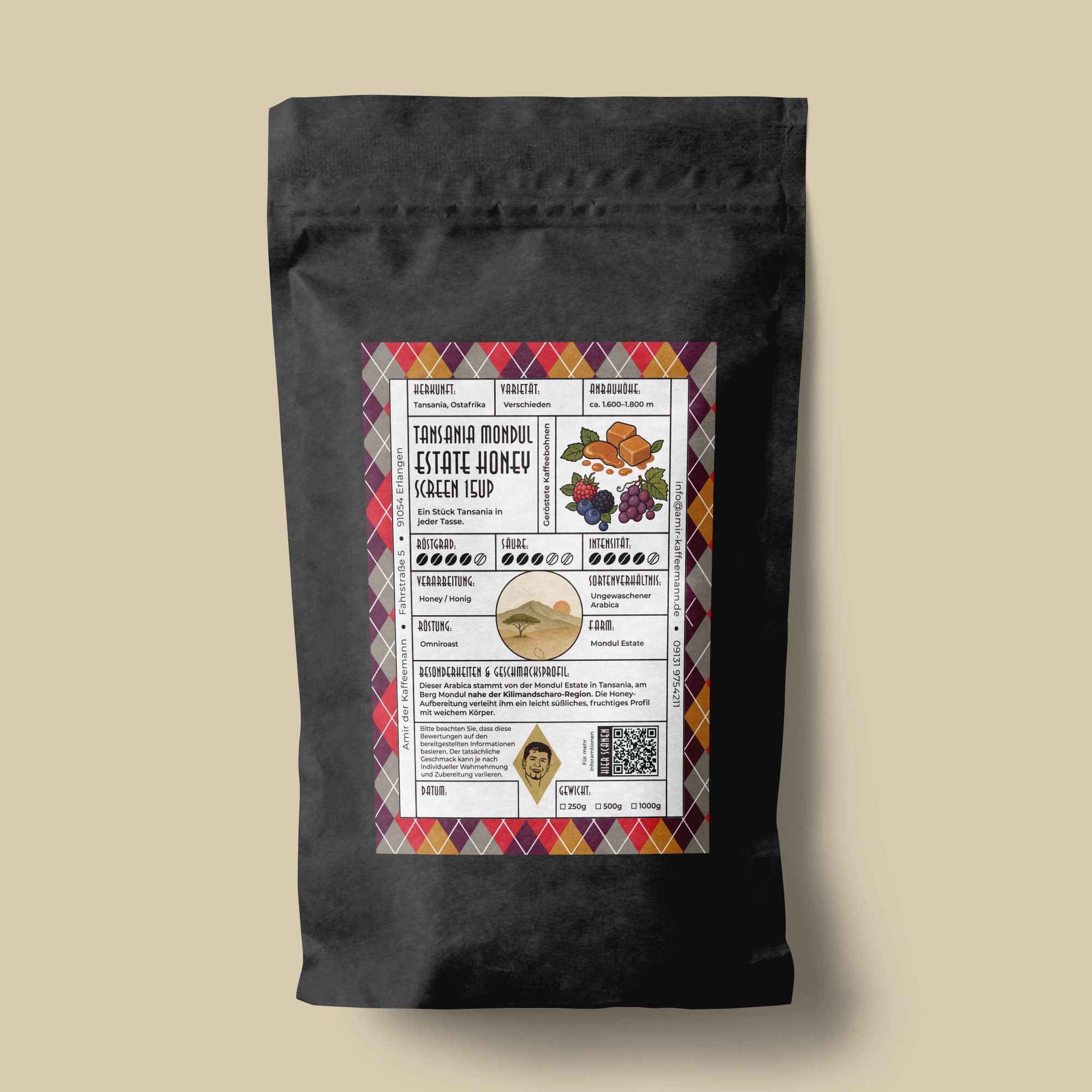 Tansania Mondul Estate Honey