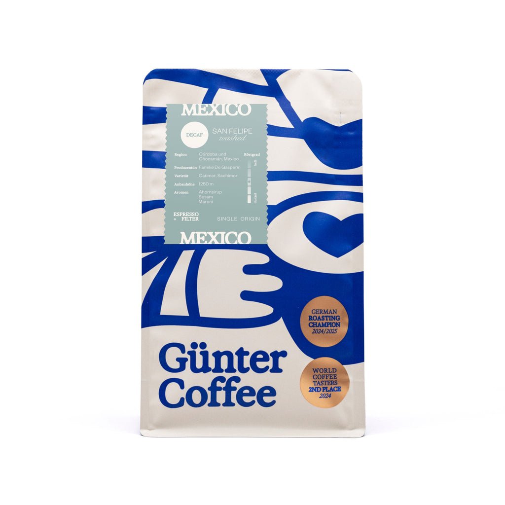 Decaf Mexico Espresso and Filter Coffee