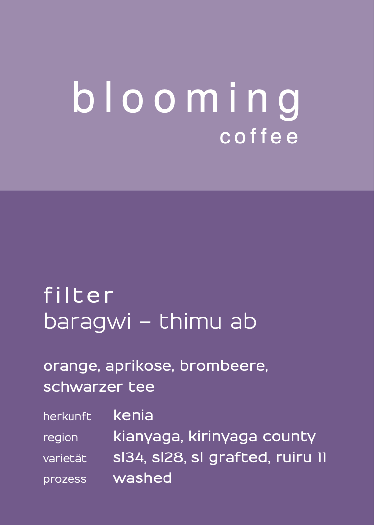 Filter baragwi thimu - Kenia