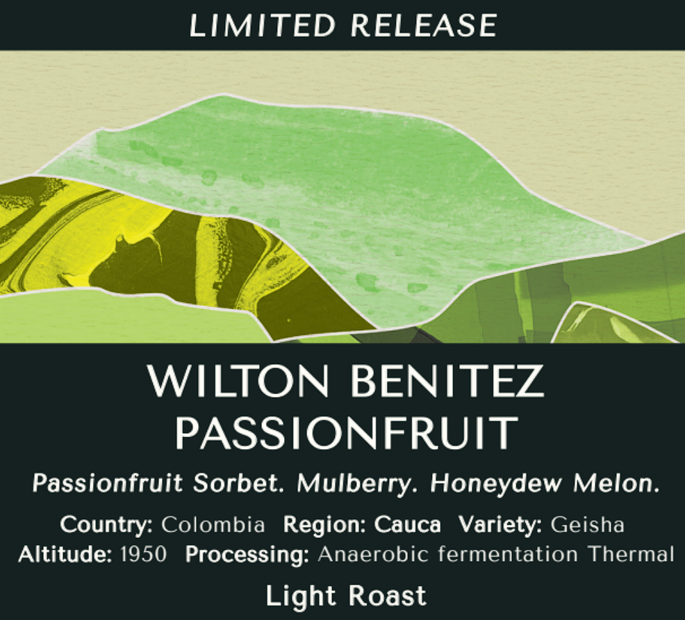 Wilton Benitez - Gesha Passionfruit - Colombia (Limited Release)